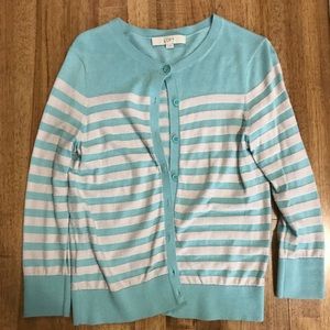 Loft striped cardigan